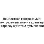 Вейвлетная гастрономия: спектральный анализ адаптации к стрессу с учётом аугментации
